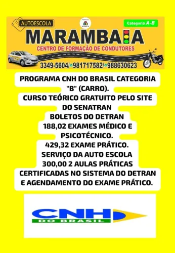 CNH DO BRASIL CATEGORIA "B" 300,00