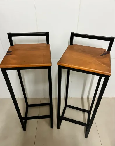 Banquetas estilo industrial (conjunto)