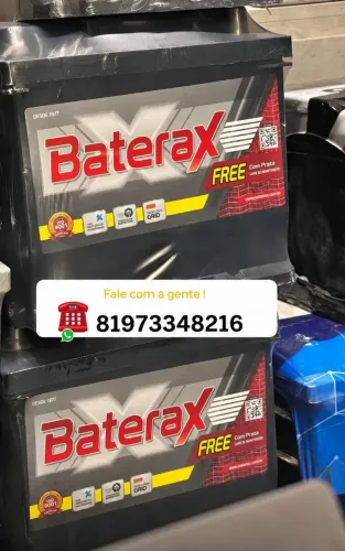 Bateria Baterax blindada 12 meses de garantia