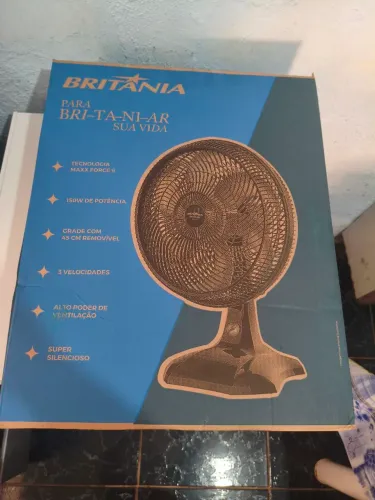 Ventilador Bvt400 Maxx Force 2 Em 1 150w Preto Britânia