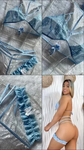 Lingeries sensuais.