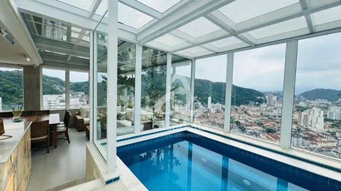 Cobertura Duplex à venda em Santos. 300 M² ÚTEIS | MARAPÉ, SANTOS.