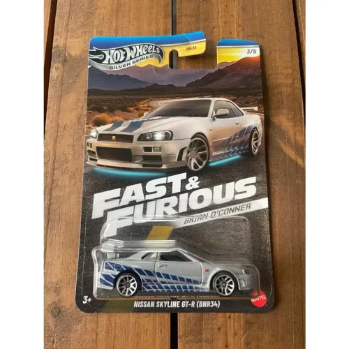 HotWheels - Nissan Skyline GT-R R34 - Velozes e Furiosos - Brian O'Conner