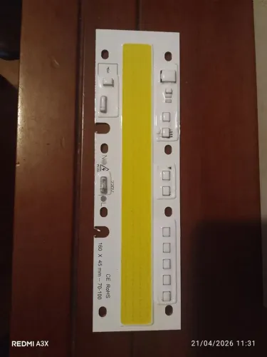 Kit cob led bercario 3 x 100 watts