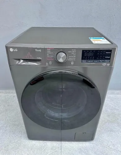 MÁQUINA LAVA E SECA INOX LG SEMI NOVA