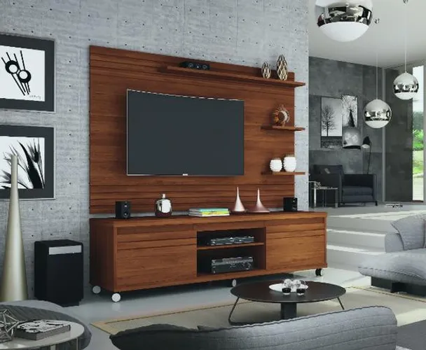 Rack + Painel Escócia 1.80m p/ TV até 60'' pol = Promoção!!!