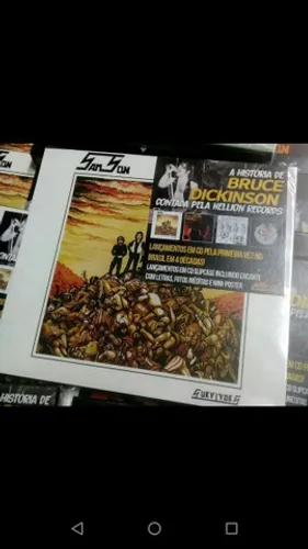 4CDs Samson - os 4 álbuns da fase com Bruce Dickinson