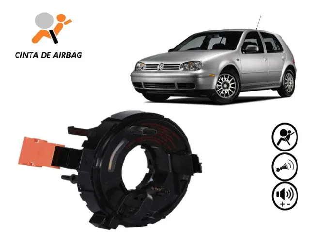 Cinta Fita Airbag Buzina Volkswagen Golf 2000 A 2006