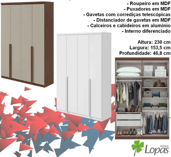 Quarto roupeiro solteiro