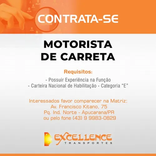 motorista de carreta