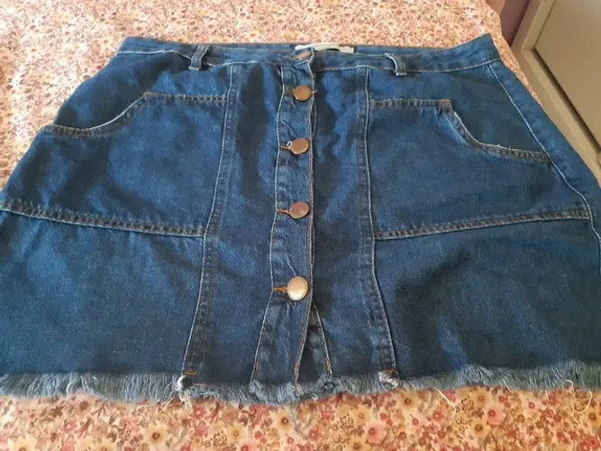 Saia jeans