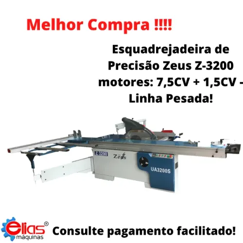 Esquadrejadeira de Alta Precisão menor preço potência 9cv - Imperdível!