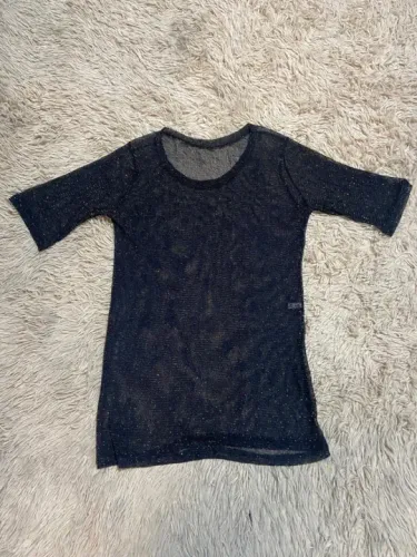 Blusa Tule Brilhosa 