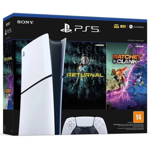 PS5 Slim - Digital + Com GARANTIA!  Temos LOJA FÍSICA!!!