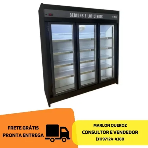 Expositor Refrigerado 3 Portas Polar 