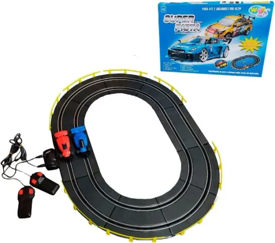 autorama super pista 2 carros wb3661 wellmix