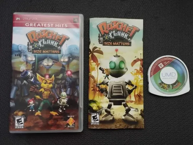 jogo  Rachet Clank Size Matters Psp Greatest Hits