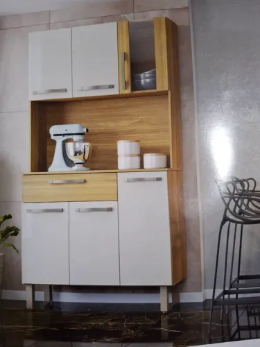 Armário de Cozinha - Novo 92 cm 3 cores disponíveis 