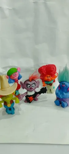 Bonecos Trolls Coleção MC Donald's Usado 