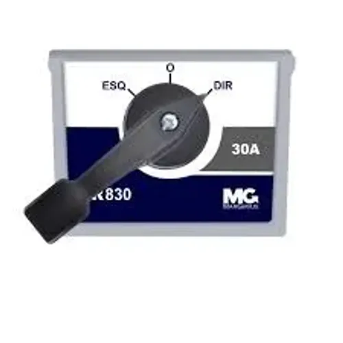 Chave reversora trifasica momentanea EM/D/DM 30A/7,5CV em 220Vac CR-830
