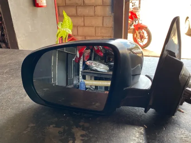 Retrovisor Elétrico Com Seta Esquerdo Fiat Toro 2016 A 2023