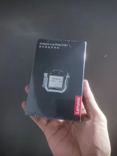 Fones de Ouvido LIVEpods XT81 Bluetooth Preto - Lenovo - Novo