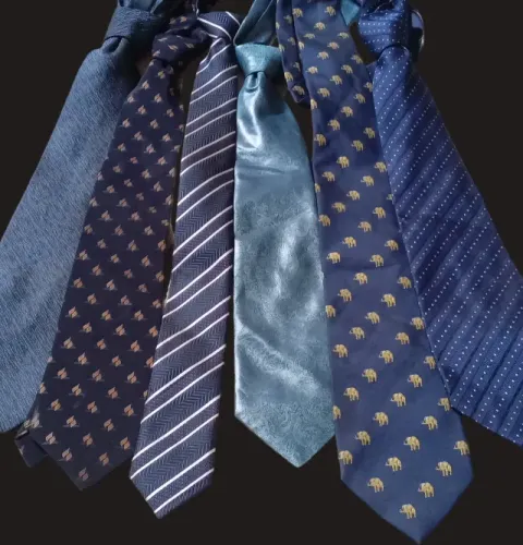 Kit com 6 Gravatas em ótimo estado.