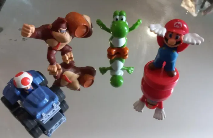 4 Miniaturas Super Mario McDonalds