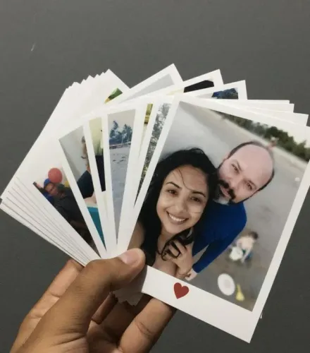 Fotos Polaroid papel fotográfico revelação