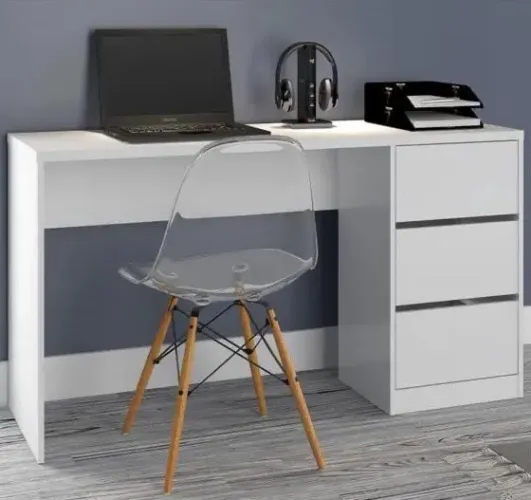 Mesa de Escritório com Gaveta - Semi Nova