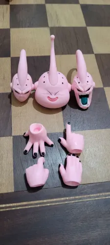 Cabeças Super Majin Boo Sh Figuarts Bandai Boneco Original
