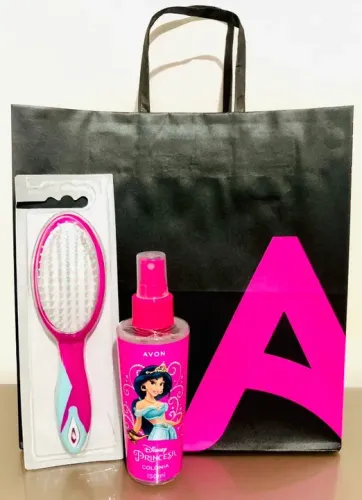 Escova De Cabelo Infantil Avon Princesa Jasmine