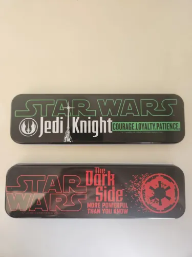 Estojos Star Wars - Lado Jedi e Lado Sombrio
