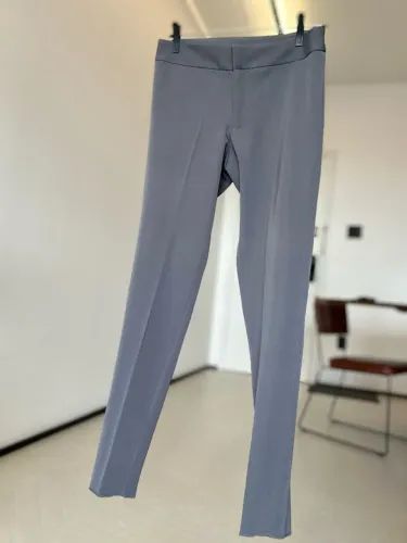 Calça Alfaiataria P Cinza Feminina