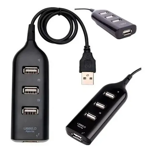 Hub Usb 2.0 4 Entradas Usb Cabo 0,5m Riomartec Hud 2.0