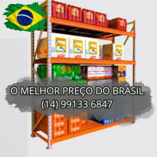 Mini porta palete estrutura de aço para supermercado
