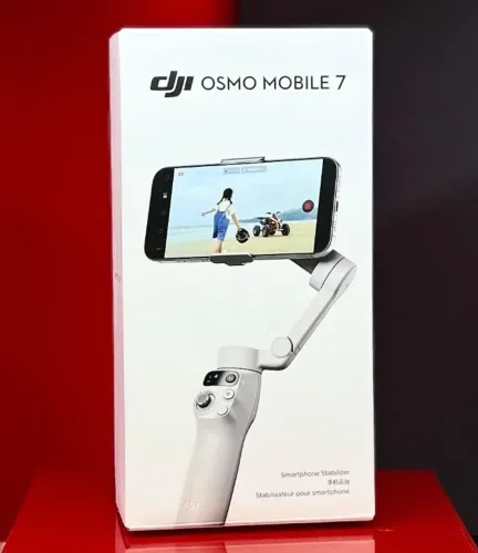 DJI Gimbal Osmo Mobile 7 Estabilizador - Cinza - Produto Novo, Lacrado e com Garantia