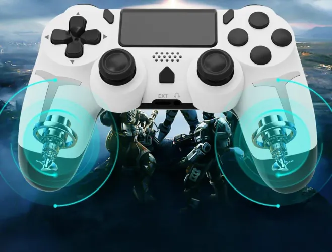 Controle sem fio bluetooth para PS4, PS3 e PC
