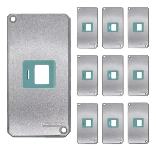 9 Tampas Para Condulete 1 Polegada C/ 1 Posto Suporte Rj45