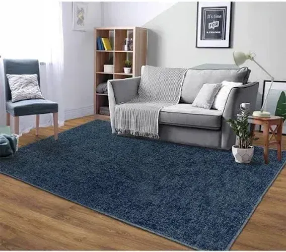 Tapete para Sala na cor Azul Marinho 