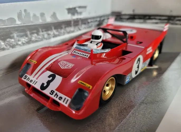 Autorama Ferrari 312PB 1000 Km. Monza 1972 Sloter 1/32 - Novo na caixa original