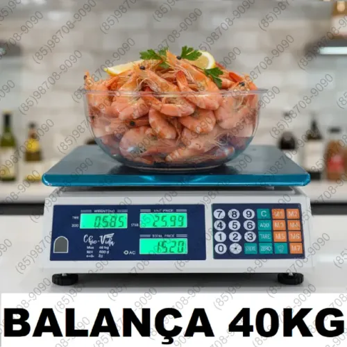 Balança 40kg Com Bateria
