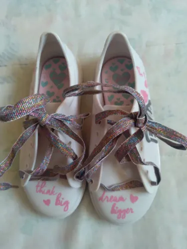 TÊNIS SAPATO INFANTIL BARBIE GRENDENE NÚMERO 30
