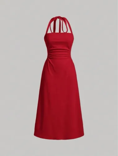 Vestido Vermelho Longo Tamanho P
