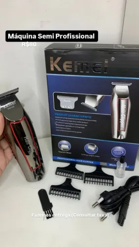 Máquina de Cortar Cabelo Kemei KM-032