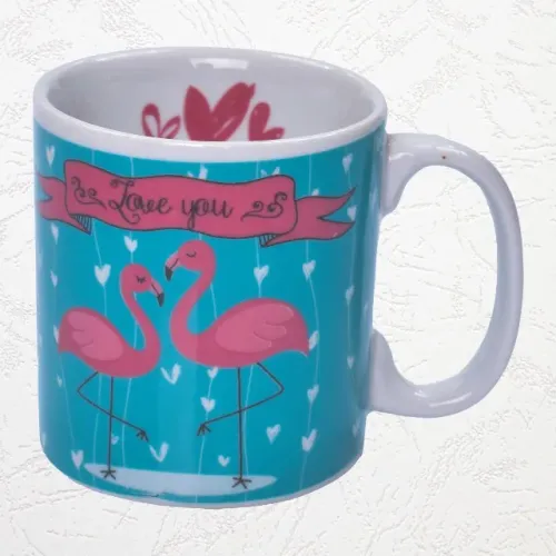 Caneca Flamingos I Love You