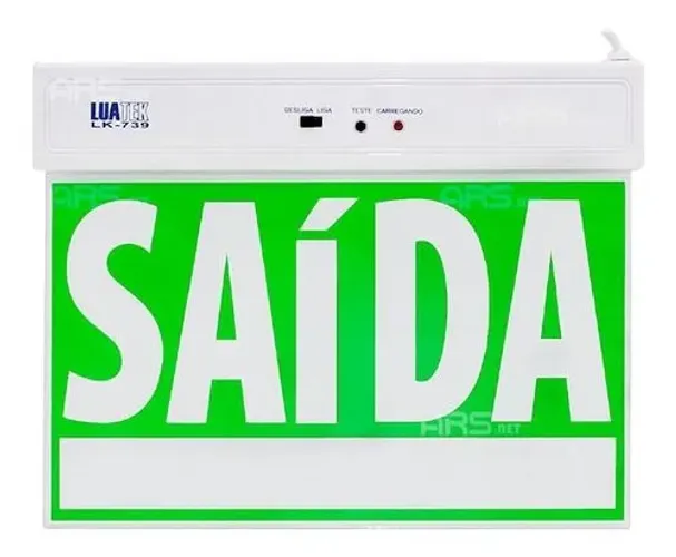 LUMINARIA AVISO SAIDA LK-739