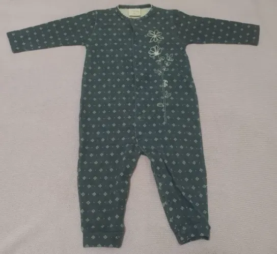 Macacão Para Bebê Azul-escuro Da Tilly Baby - Tamanho M