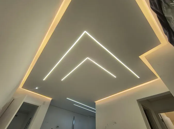 Forro de drywall 