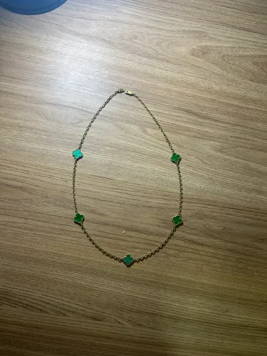 Corrente trevinho moeda antiga 